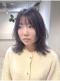 ミディアムレイヤー/レイヤーカット/ワンホンレイヤー