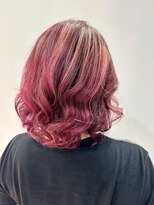 ヘア イノウエ HAIR INOUE&nbsp;2026冬大注目!! ブリーチあり デザインチェリーレッドカラー