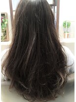 ヘアーアンドアトリエ マール(Hair&Atelier Marl) 【Marlお客様スタイル】アッシュグレージュカラーのセミロング