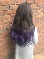 ピチカート(pizzicato)&nbsp;グレージュ　×　ブルーヴァイオレットカラー