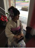 ヘアアレンジ着付け
