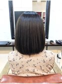 【癖毛の方にオススメ】サラサラストレートボブ