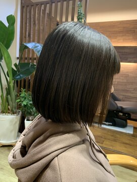 ヘア アトリエ マム(hair atelier mum) ナチュラルストレートボブ