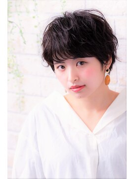 ソア 武蔵小杉(SOAR) 毛先パーマネオウルフ小顔外ハネボブアッシュブラウン