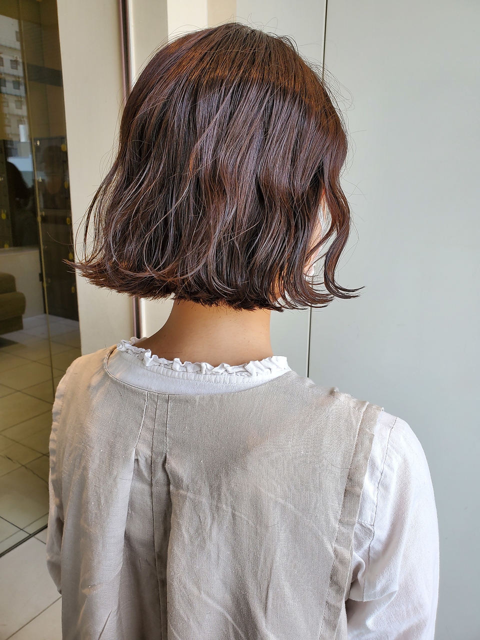 ぱっつん◎かわいい切りっぱなしボブ