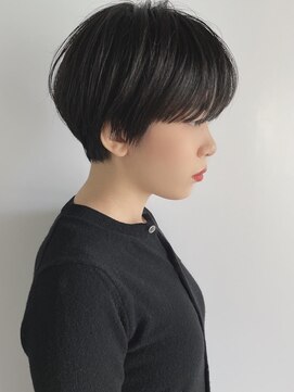 モリオフロムロンドン 原宿本店(morio from London) 【morio 原宿】大人黒髪　マッシュショート　小原