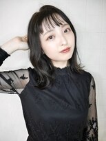 シュシュ(shushu)&nbsp;人気の前髪シースルー【有海一生】/髪質改善/グレージュ