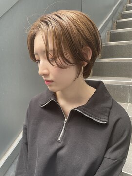 ヌード(NUDE) 「NUDE」#20代 30代 40代 前下がりショート 丸みショート