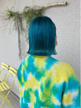 カノンヘアー(Kanon hair) ターコイズブルー♪