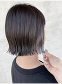 ぱつっとボブ×インナーシルバー★