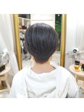 アエル 川西能勢口本店(aeru) 【ショートカット】刈り上げショートボブ収まりショート★