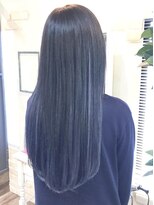 ☆grow 渋谷☆ネイビーカラーのうるツヤストレート