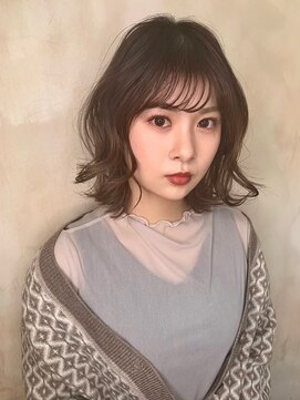 ニスル 町田店(NISURU) 似合わせカット/大人ガーリー/ダークアッシュ/着物/町田/町田駅