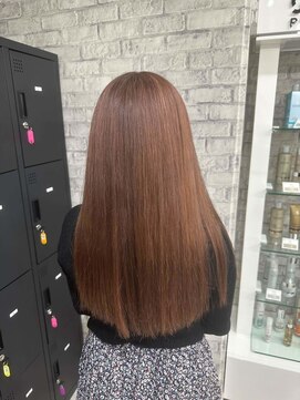 サロンジオ 本厚木(salon the O's) イメチェン/レッドブラウン/フルバング/似合わせカット/本厚木駅