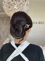 ヘアーデザイン シーベル(HAIR DESIGN SEA BELLE)&nbsp;祭りリボンアレンジ