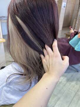 シュウ 西尾店(Shu) ピンクブラウン×ベージュ