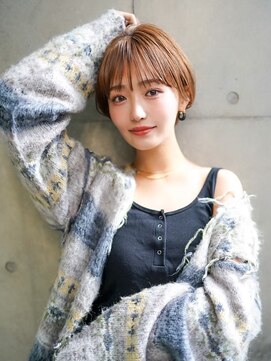 ギークス(GEEKS) 【GEEKS渋谷】シースルーバング/ショコラベージュ/冬カラー/小顔