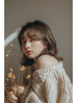 ラナ 新宿(lana) ミディアムウルフ/ウルフカット/ワイドバング【lana hair 新宿】