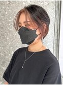 インナーカラーイヤリングカラーハイライトローライトブリーチ