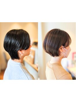 扱いやすさ＆収まりの良いショートヘア！丁寧なカウンセリングでライフスタイルに合ったスタイルをご提案◎
