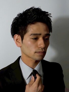 ヒロギンザバーバーショップ 新宿店(HIRO GINZA BARBER SHOP) ショートアップバング