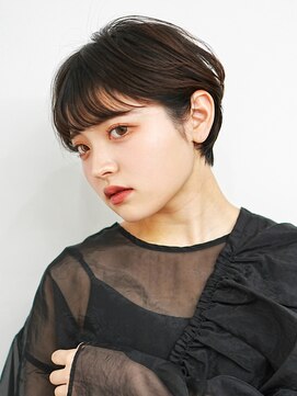インセプション 銀座(INCEPTION) 切りっぱなしショート・ボブ/絶壁解消/前髪なし/20代/30代/面長