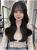 韓国レイヤー/レイヤーカット/顔周りカット/顔周りレイヤー