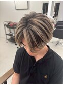 金メッシュバレイヤージュセンターパート