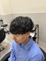 ビカムメンズヘアー 栄店(become men's hair)&nbsp;波巻きパーマ/名古屋栄メンズパーマ/メンズ美容室