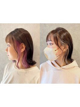 美髪カラーで叶える◎髪質改善×デザインカラーで繰り返す度綺麗な髪に[さいたま新都心/ブリーチ/学割U24]