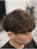 MEN’S HAIR/サーフカール/刈り上げセンターパート/木更津