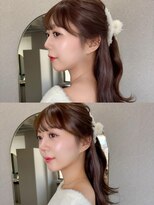 ボタン ハカタ(VOTAN hakata) 博多美容室/顔周りカット/ブラウンベージュ