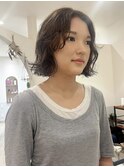 ボブパーマ韓国ニュアンスこなれ人気20代吉祥寺