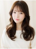 韓国風巻き小顔ヨシンモリ黒髪エアウェーブパーマY川口30代40代