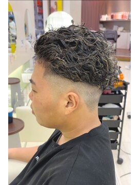 長め!!極道パーマ