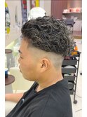 長め!!極道パーマ