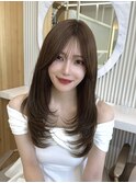 20代30代40代◎韓国式小顔レイヤースタイル