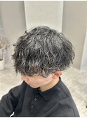 爽やか好印象メンズ波巻きパーマ