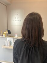 ファーストカラー(1st.color)&nbsp;毛先軽めのロングボブ