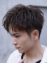 フィフス 大分(fifth)&nbsp;大分ルーズパーマメンズカットルーズショートツーブロックゆるめ