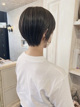 キャアリー(Caary) 福山美容室caaryハンサムショートくびれ髪質改善骨格補正20代