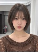 レイヤーボブ/くびれボブ/顔まわりレイヤー/レイヤーカット