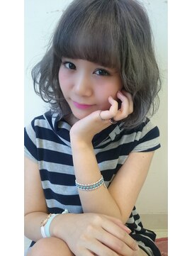 ファースト 仙台店(first) 外国人風アッシュカラースタイル