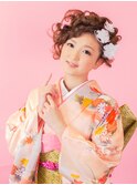 前髪なしのスッキリ可愛いヘアアレンジ
