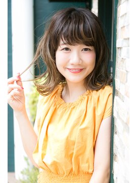 ユキオ オブ ヘアー(YUKIO of Hair) 肩上ラフウェーブボブ