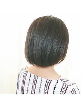 ヘアーアンドメイク ヒューラ 立川店(HAIR&MAKE hurra) ナチュラルボブ&イルミナカラー