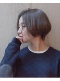 ナチュラルショートボブ