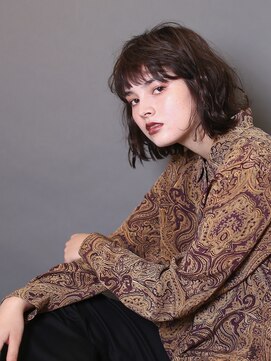 ゴーズゴー 吉祥寺(e)店(go s go) 【吉祥寺駅】パーマ ボブ 外ハネ ゆるふわ 濡れ髪 ショート