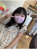 前髪カットでニコッと☆☆