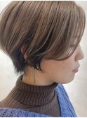 イヤリングカラー☆フェザーバング☆大人かわいいヘア☆